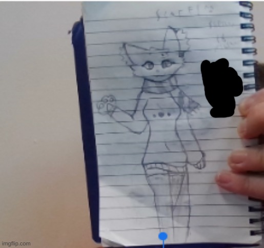 Drawing of Scarf both me and one of my besties irl made! | made w/ Imgflip meme maker