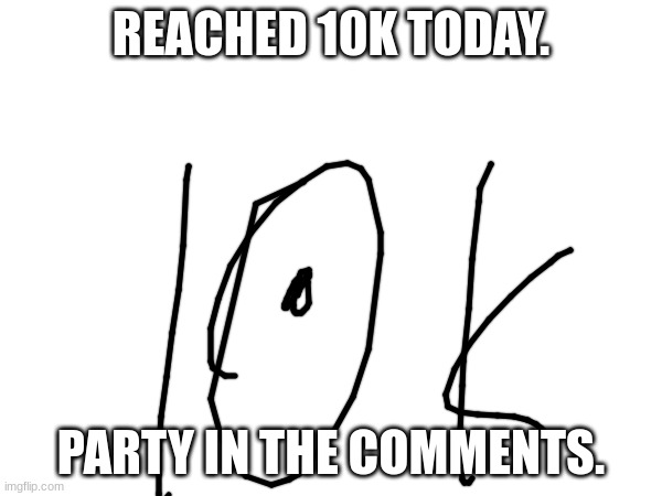 WOOO_HOOOOOO | REACHED 10K TODAY. PARTY IN THE COMMENTS. | image tagged in party time | made w/ Imgflip meme maker