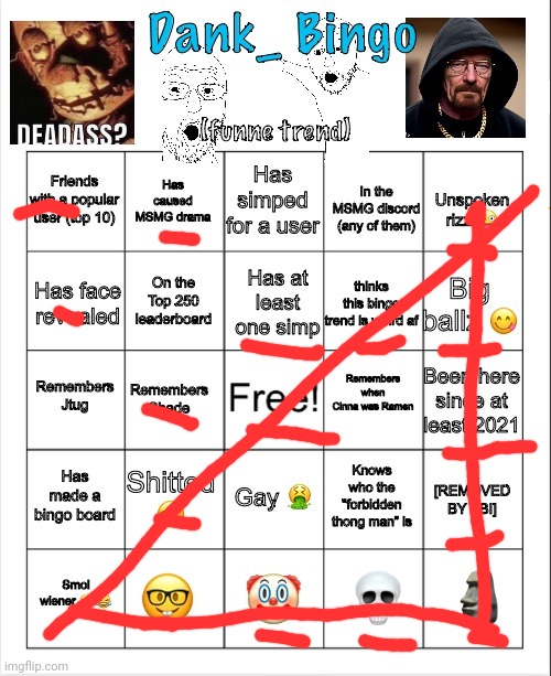 Dank bingo | image tagged in dank bingo | made w/ Imgflip meme maker