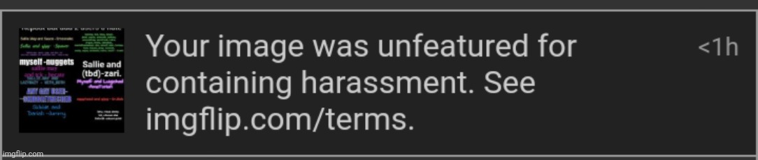 lmao so it's harassment to say you dislike someone | made w/ Imgflip meme maker