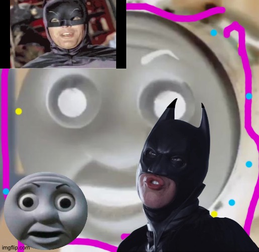 Thomas's weird dream | image tagged in thomas o face | made w/ Imgflip meme maker