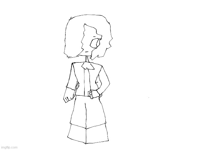 This is Maxine, one of the villains in StarHunt. She doesn't seem bad, though... | made w/ Imgflip meme maker