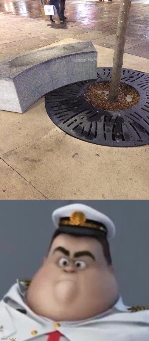 Oh nooooo | image tagged in wall-e angery captain,you had one job,memes,outside,blocked,seat | made w/ Imgflip meme maker