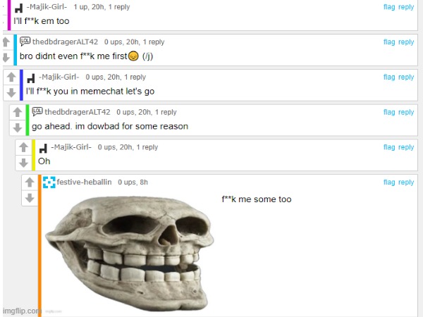 Nah... | image tagged in cursed,cursed comments | made w/ Imgflip meme maker