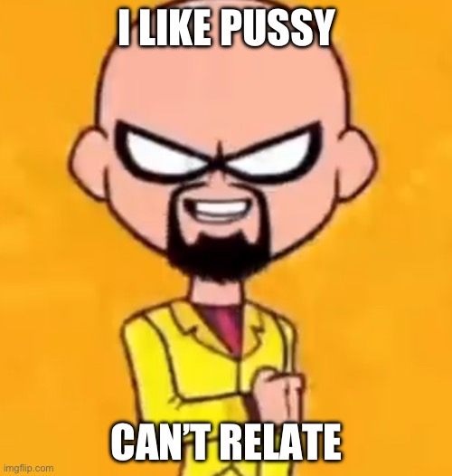 Walter white robin | I LIKE PUSSY CAN’T RELATE | image tagged in walter white robin | made w/ Imgflip meme maker