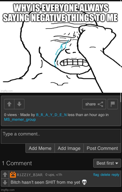 made w/ Imgflip meme maker