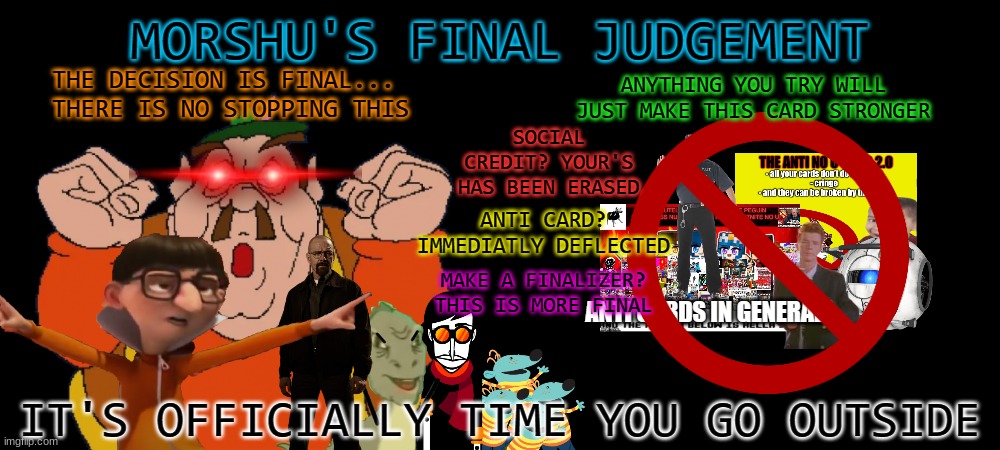 Morshu's final Judgement | image tagged in morshu's final judgement | made w/ Imgflip meme maker