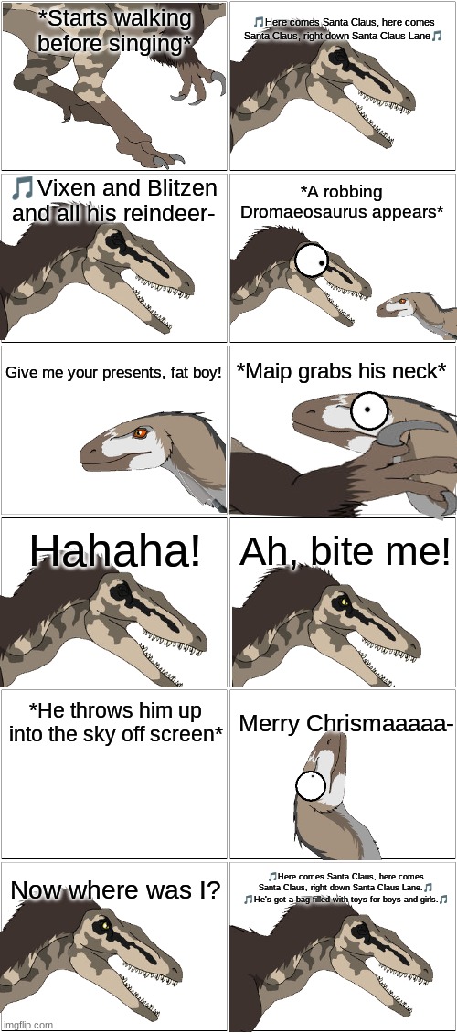 A holly jolly Maip.mp3 | image tagged in comic | made w/ Imgflip meme maker