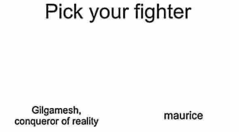 High Quality pick your fighter Blank Meme Template