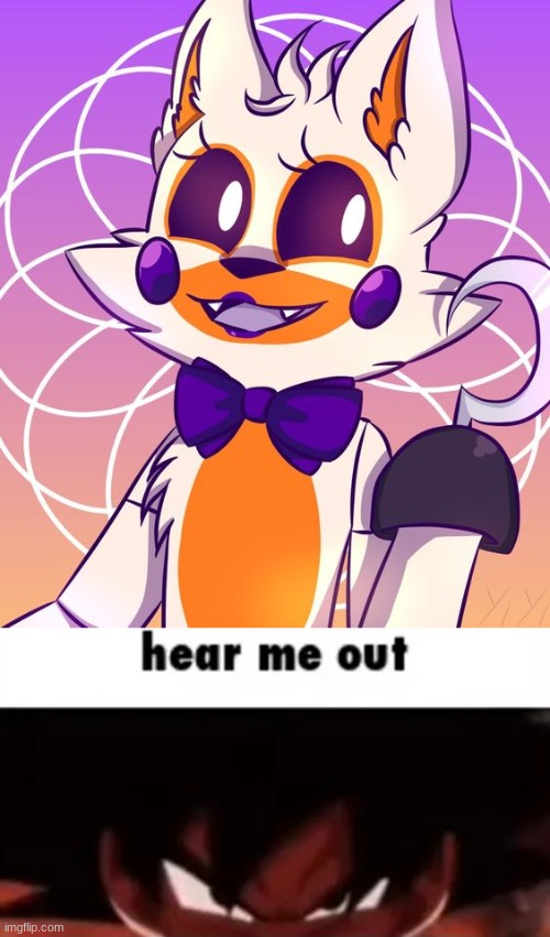 you MUST hear me out on this one /j | image tagged in lolbit,hear me out | made w/ Imgflip meme maker