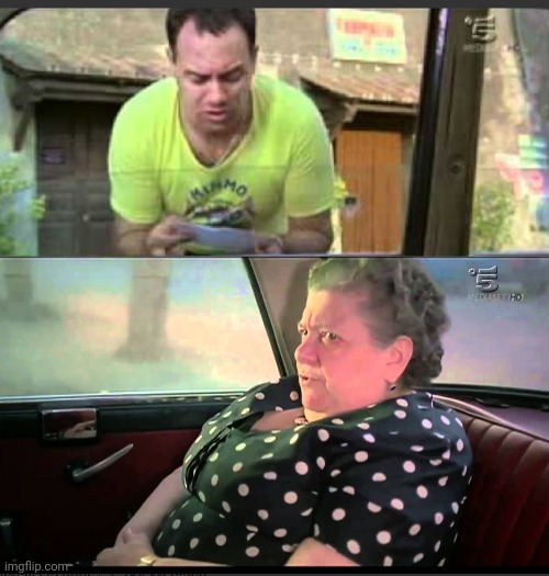 nonna che vor di verdone sora lella Blank Meme Template