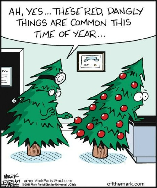 image tagged in memes,comics/cartoons,christmas tree,red,things,normal | made w/ Imgflip meme maker