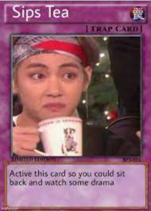 sips tea yugioh | image tagged in sips tea yugioh | made w/ Imgflip meme maker