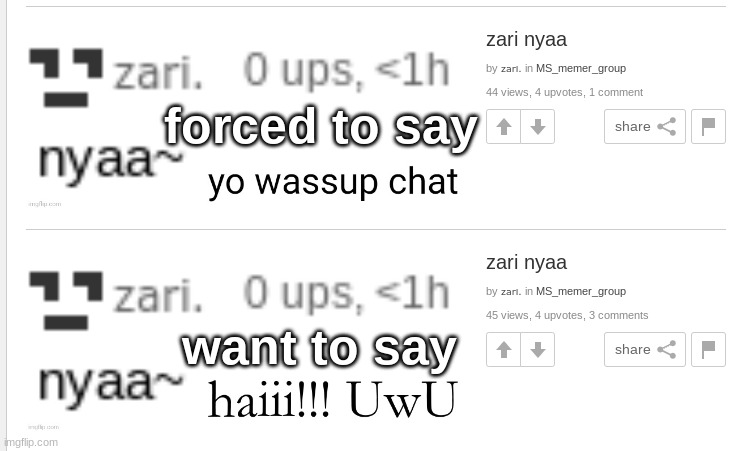 forced to say; want to say | made w/ Imgflip meme maker