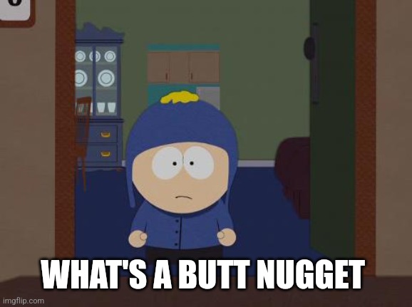 South Park Craig Meme | WHAT'S A BUTT NUGGET | image tagged in memes,south park craig | made w/ Imgflip meme maker