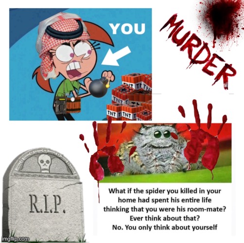 Icky VICKY Spider | image tagged in spider are friends | made w/ Imgflip meme maker