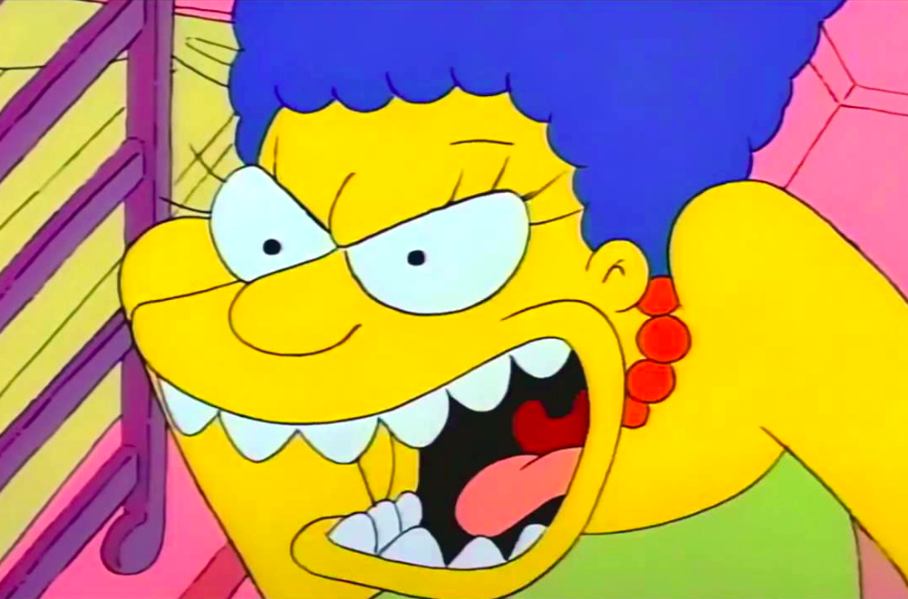 Angry marge Blank Meme Template