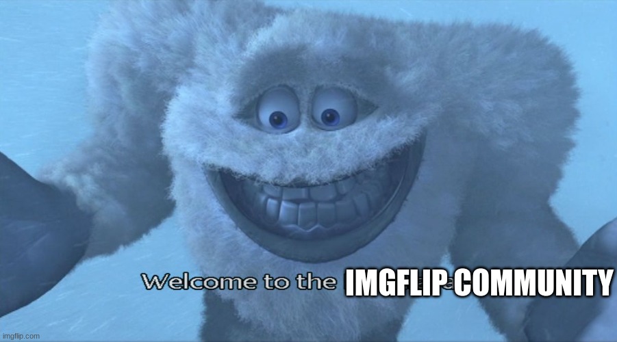 Welcome to the himalayas | IMGFLIP COMMUNITY | image tagged in welcome to the himalayas | made w/ Imgflip meme maker