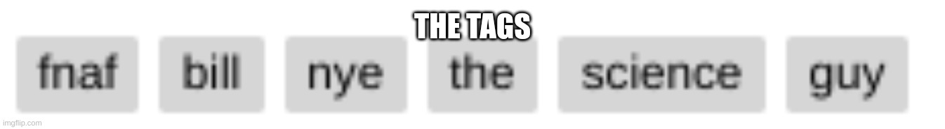 THE TAGS | made w/ Imgflip meme maker