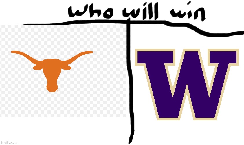 Texas versus Washington | image tagged in who will win,texas,washington | made w/ Imgflip meme maker