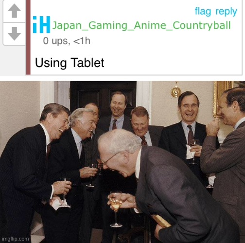 Lol bro is using a tablet in 2024 | image tagged in and then he said,tablet,samsung,apple,ipad | made w/ Imgflip meme maker