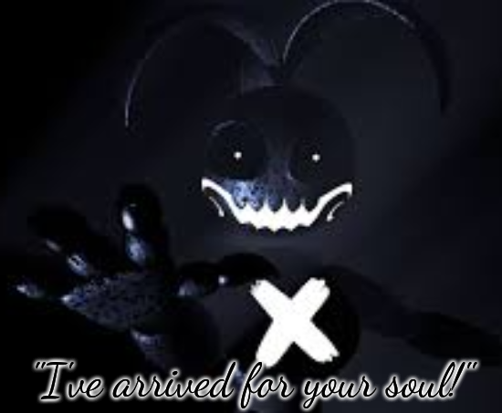 High Quality Shadow Toy Chica "Your soul, please" Blank Meme Template