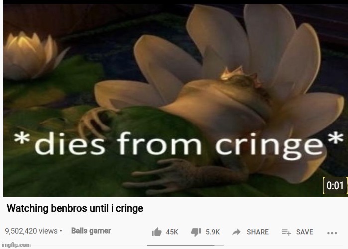 youtube video template | Watching benbros until i cringe; Balls gamer | image tagged in youtube video template,memes,benbros,cringe,dies from cringe | made w/ Imgflip meme maker