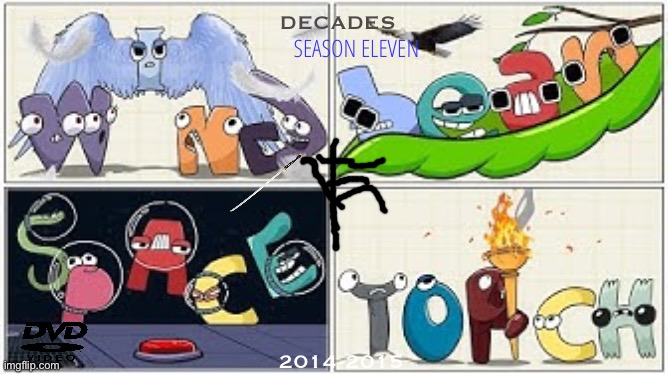 Decades: Season Eleven 2015 DVD (Note: The Series Was Revived For An 11th Season) | DECADES; SEASON ELEVEN; 2014-2015 | image tagged in dvd,2015 | made w/ Imgflip meme maker