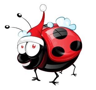 High Quality Christmas Ladybug Blank Meme Template