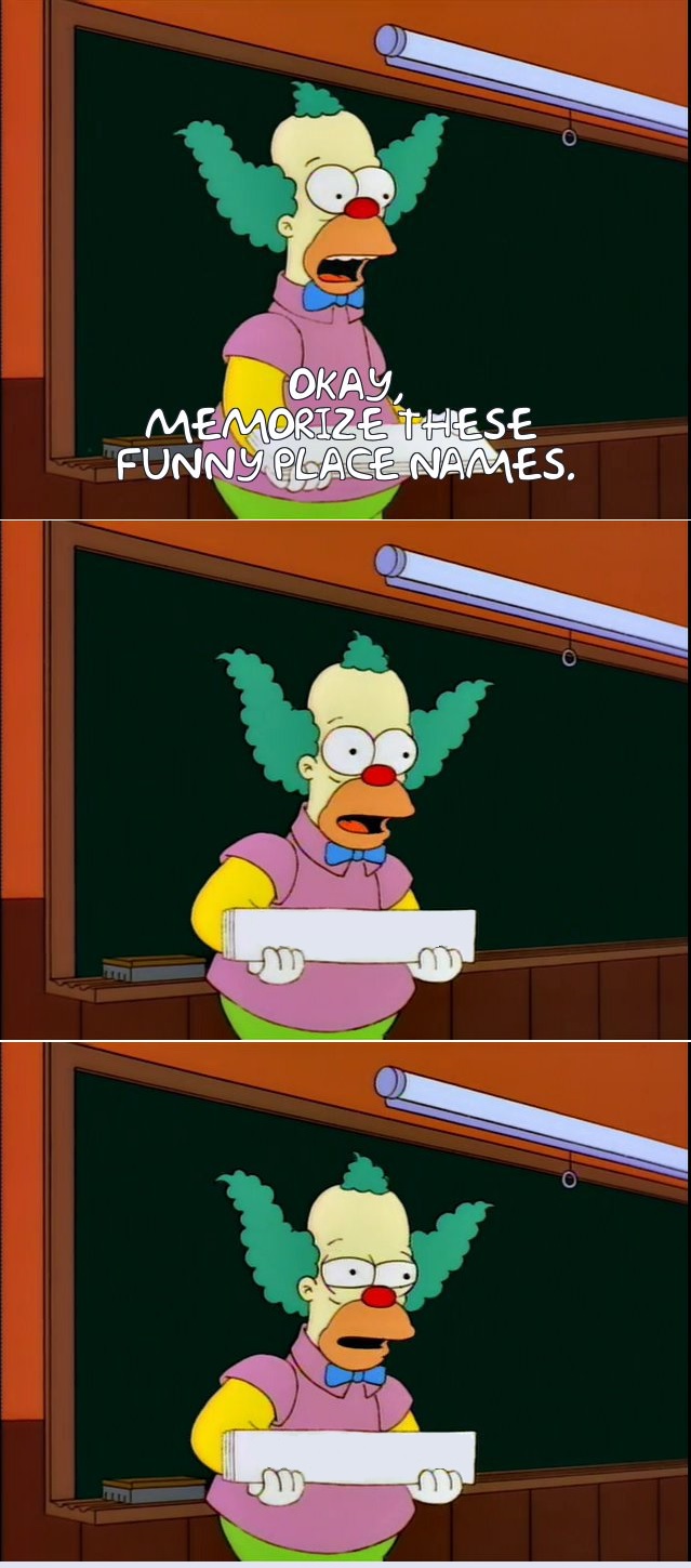 Krusty memorize Blank Meme Template