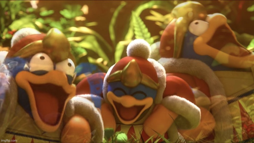 Laughing King Dedede | image tagged in laughing king dedede | made w/ Imgflip meme maker