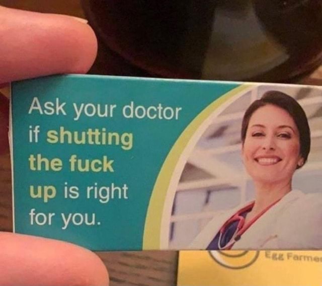 Ask your doctor if Blank Meme Template