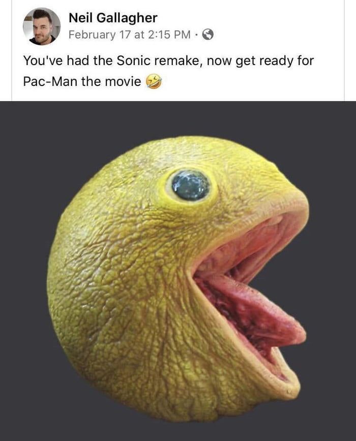 PAC man Blank Meme Template