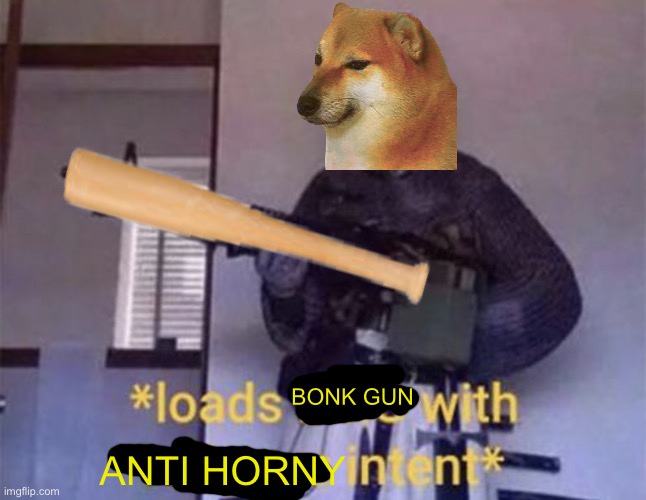 High Quality Bonk gun Blank Meme Template