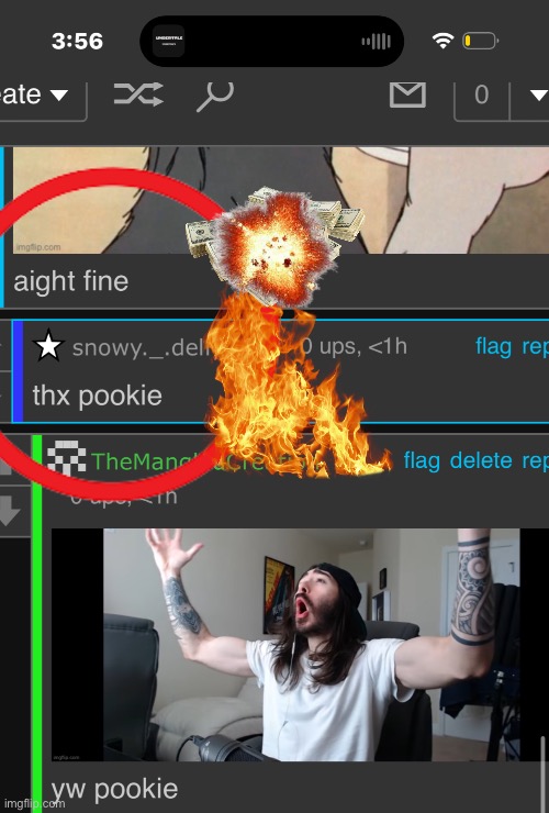 LETS FUCKING GO FUCK ALL YALL | image tagged in except del | made w/ Imgflip meme maker