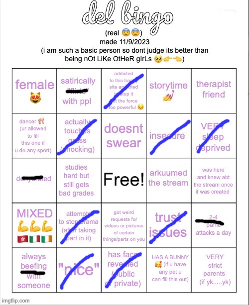 del bingo (real) | image tagged in del bingo real | made w/ Imgflip meme maker