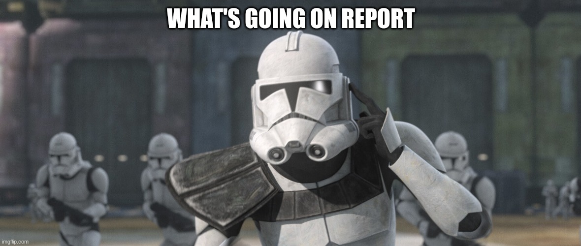 WHAT'S GOING ON REPORT | made w/ Imgflip meme maker