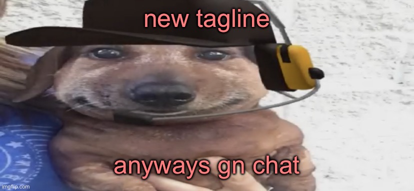 chucklenuts | new tagline; anyways gn chat | image tagged in chucklenuts | made w/ Imgflip meme maker