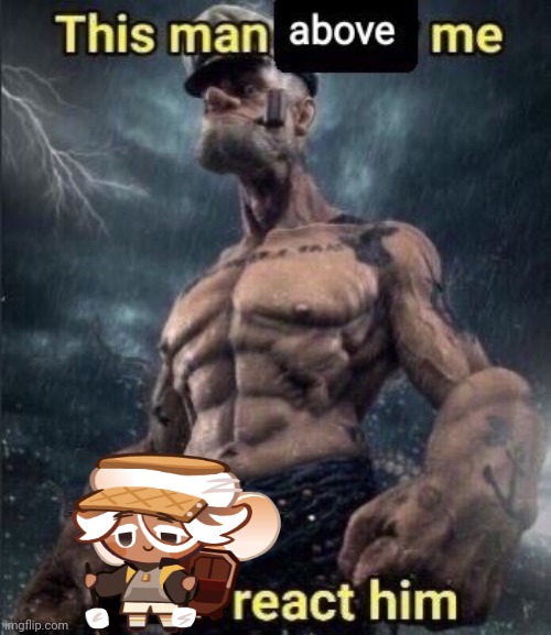 this man above me fish react him | image tagged in this man above me fish react him | made w/ Imgflip meme maker