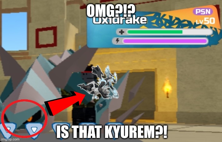 OMG?!? IS THAT KYUREM?! | image tagged in memes,pole,devil | made w/ Imgflip meme maker