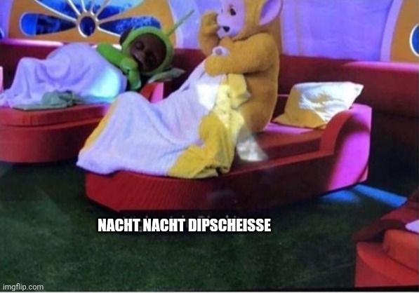 Just wanted to use this | NACHT NACHT DIPSCHEISSE | image tagged in what the,german | made w/ Imgflip meme maker