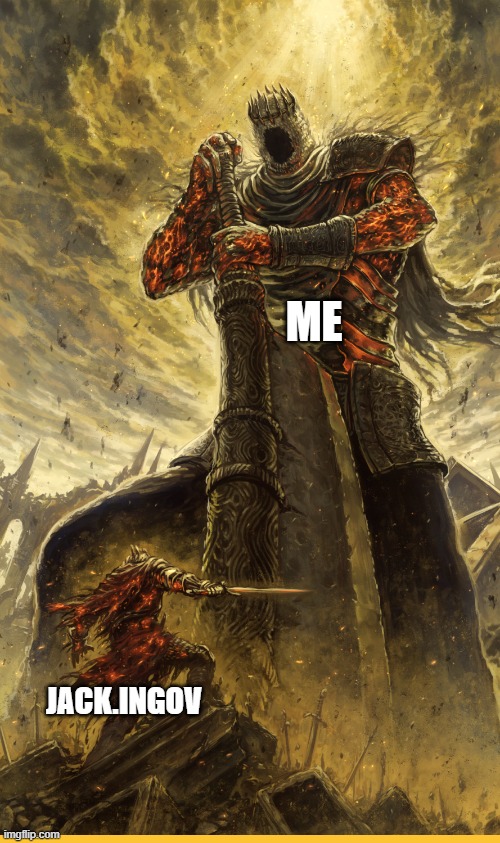 Fantasy Painting | ME JACK.INGOV | image tagged in fantasy painting | made w/ Imgflip meme maker