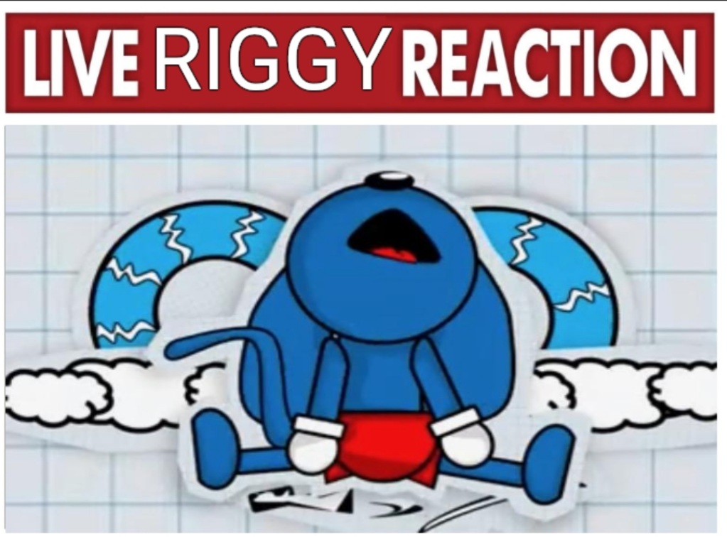Live Riggy Reaction Version 2 Blank Meme Template