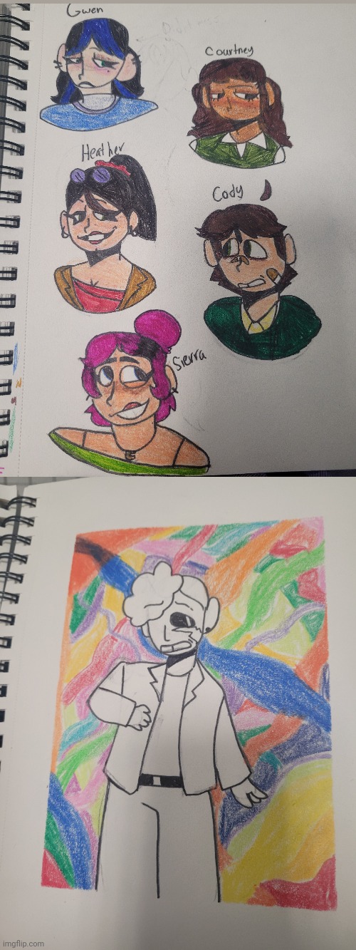I made arts (td redesigns and some Jack art) | image tagged in dsaf,total drama,redesign | made w/ Imgflip meme maker