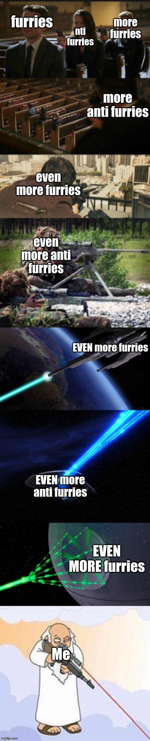 i posted this in the fun stream already | image tagged in memes,anti furry | made w/ Imgflip meme maker