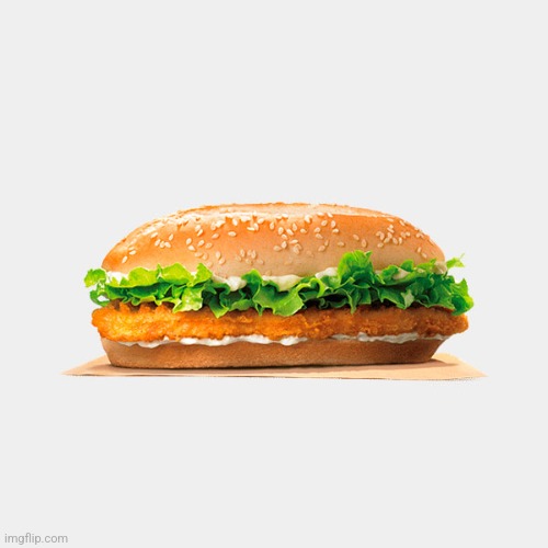 The cool one | image tagged in bk og chicken sandwich | made w/ Imgflip meme maker