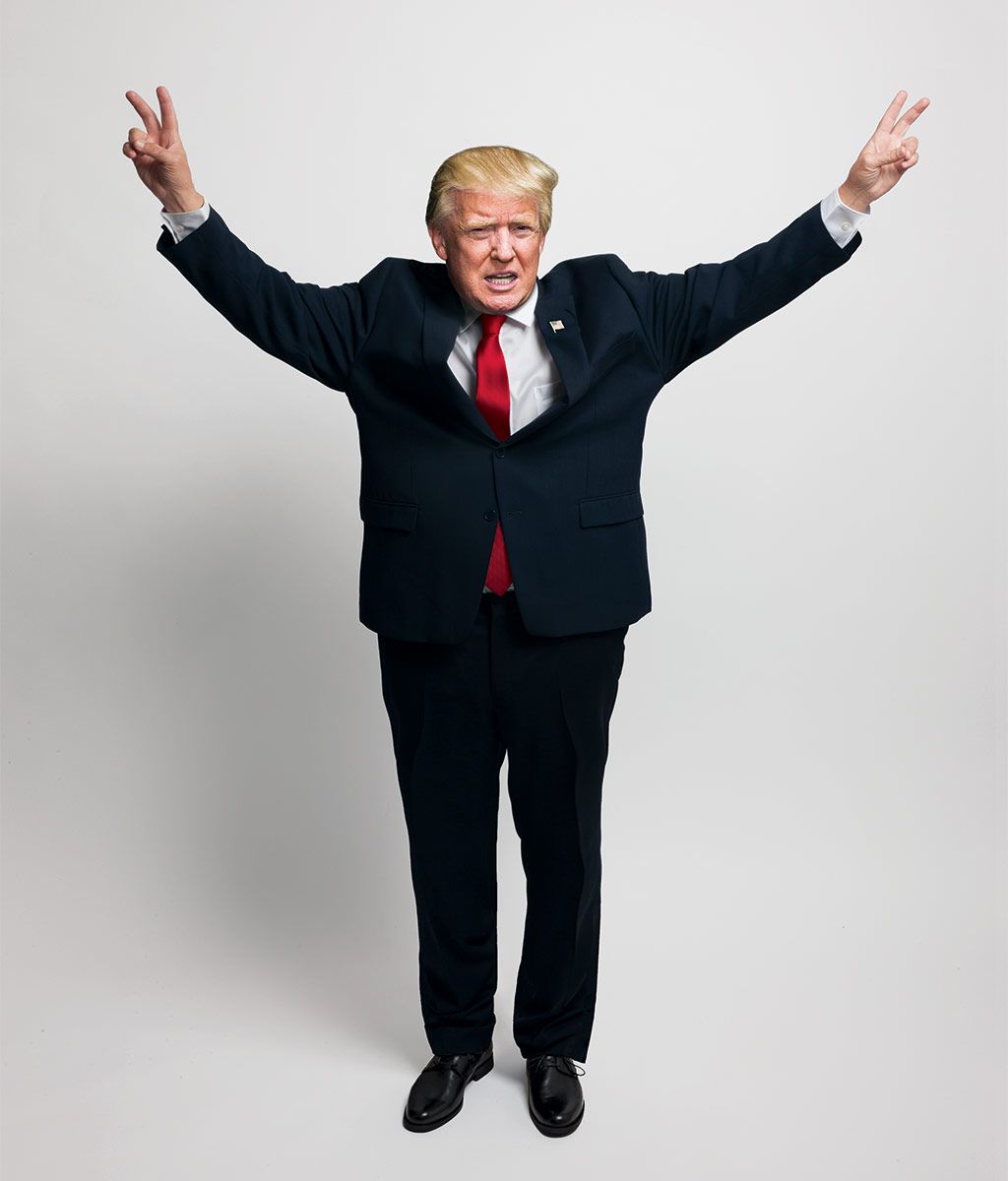 Trump full body Blank Meme Template