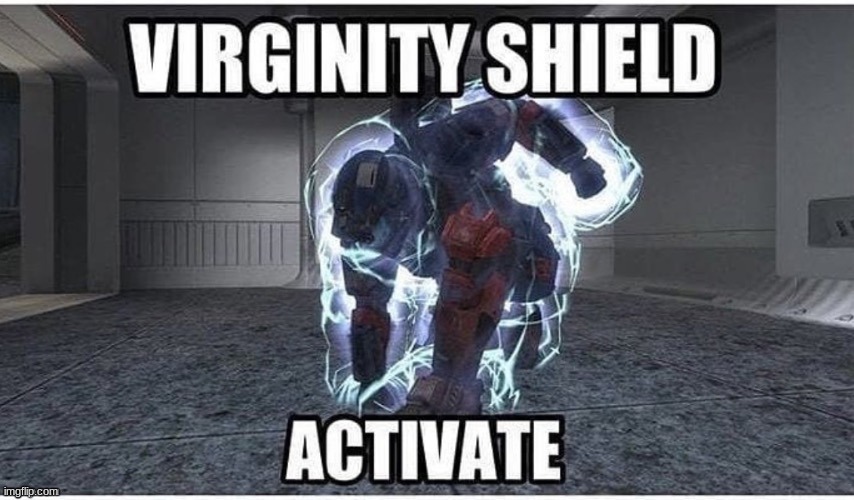 Virginity Sheild | image tagged in virginity sheild | made w/ Imgflip meme maker