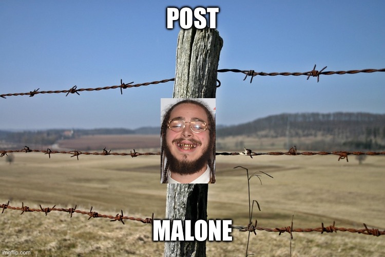 Real | POST; MALONE | made w/ Imgflip meme maker