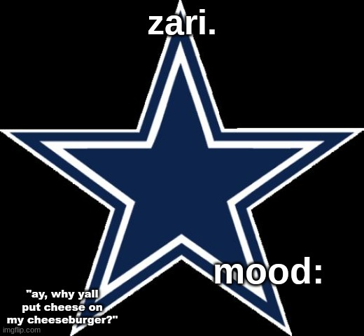 High Quality zari.'s Dallas Cowboys announcement temp Blank Meme Template